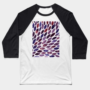 Watercolor brush strokes burst - purple autumn Baseball T-Shirt